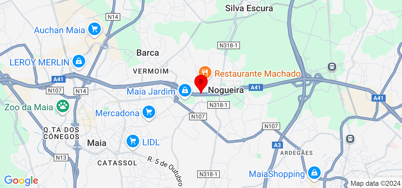 MISTER TV - reparção televisores - Porto - Maia - Mapa