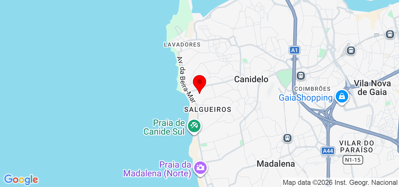 Leide Oliveira - Porto - Vila Nova de Gaia - Map