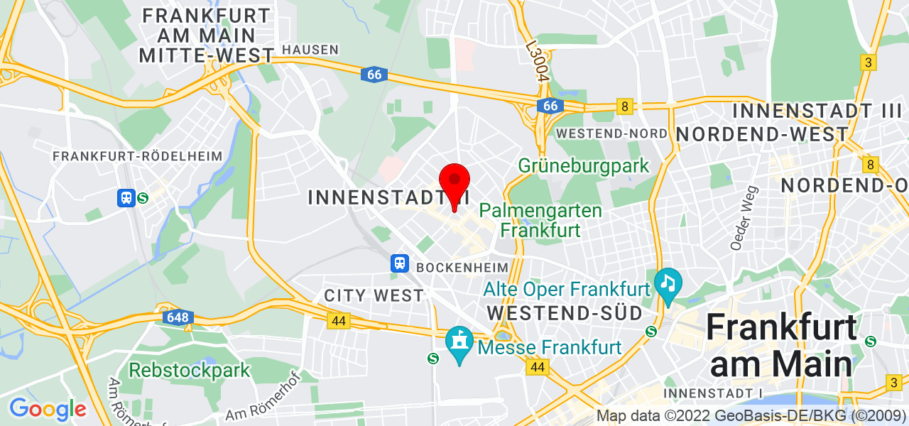 Stamm Steuerberatung - Hessen - Frankfurt am Main - Karte