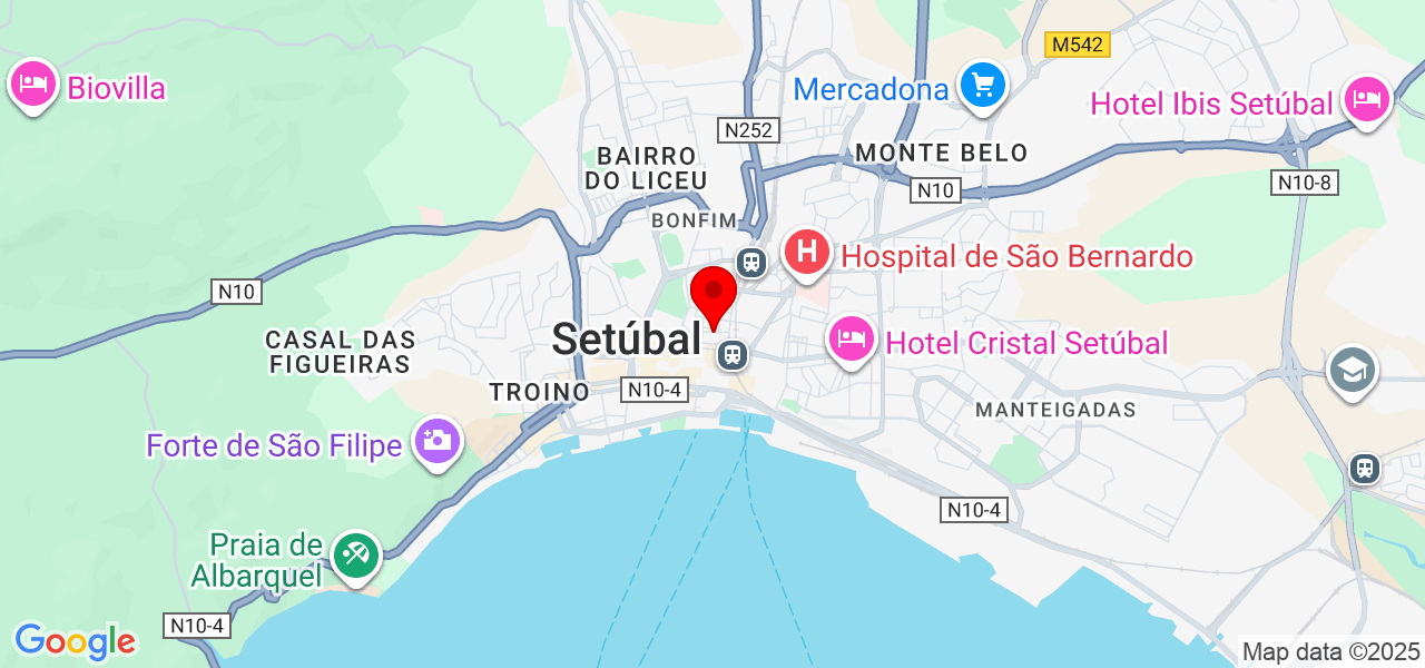 André Santos - Setúbal - Setúbal - Karte