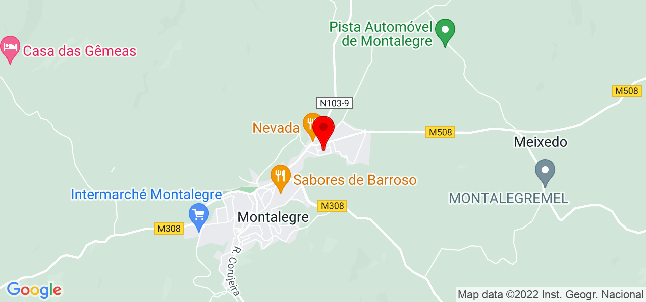 Rafael Pereira - Vila Real - Montalegre - Mapa