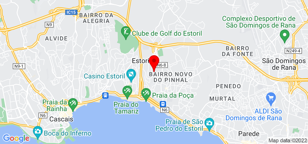 Paula - Lisboa - Cascais - Mapa