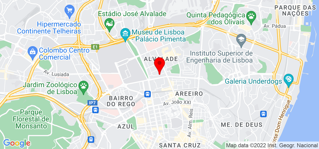 Francisco Palma - Lisboa - Lisboa - Mapa