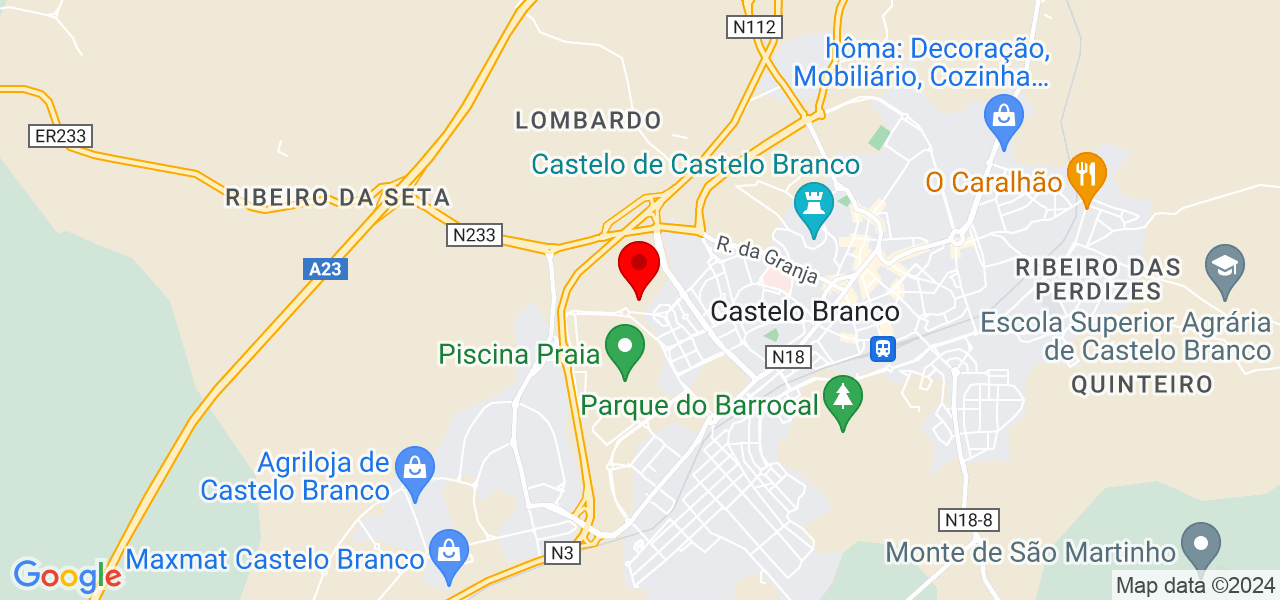 Raquel Correia - Castelo Branco - Castelo Branco - Mapa