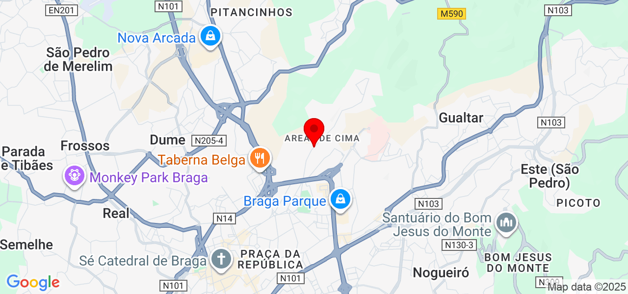 Catarina - Braga - Braga - Map