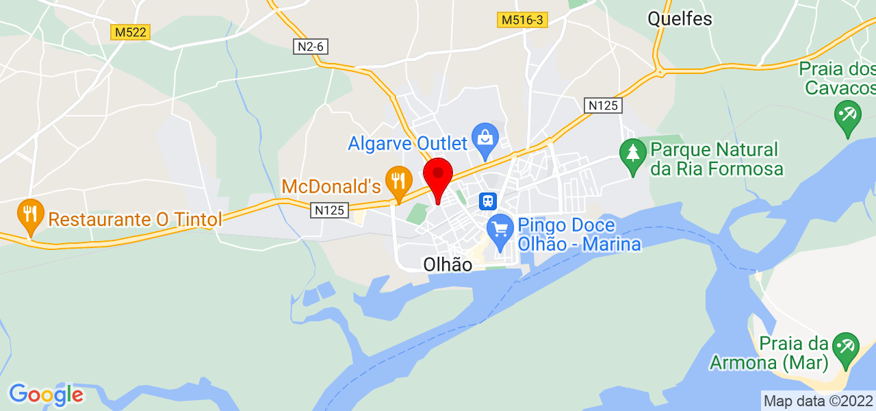 Miguel Amaral - Faro - Olhão - Mapa
