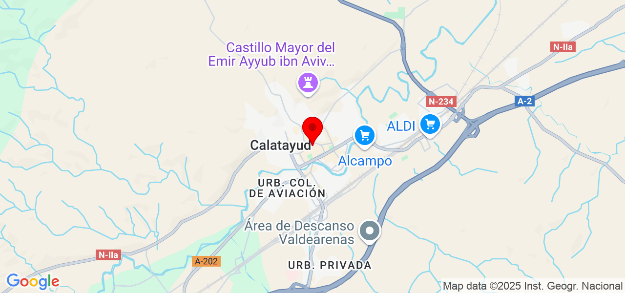 Marius Stoica - Aragón - Calatayud - Mapa