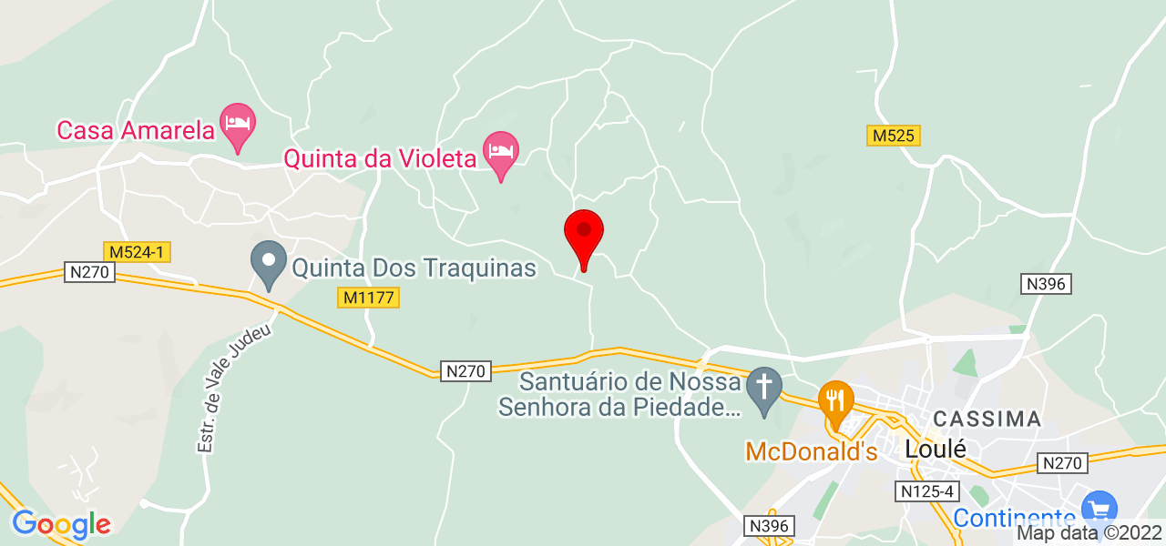 Raquel Silva - Faro - Loulé - Map