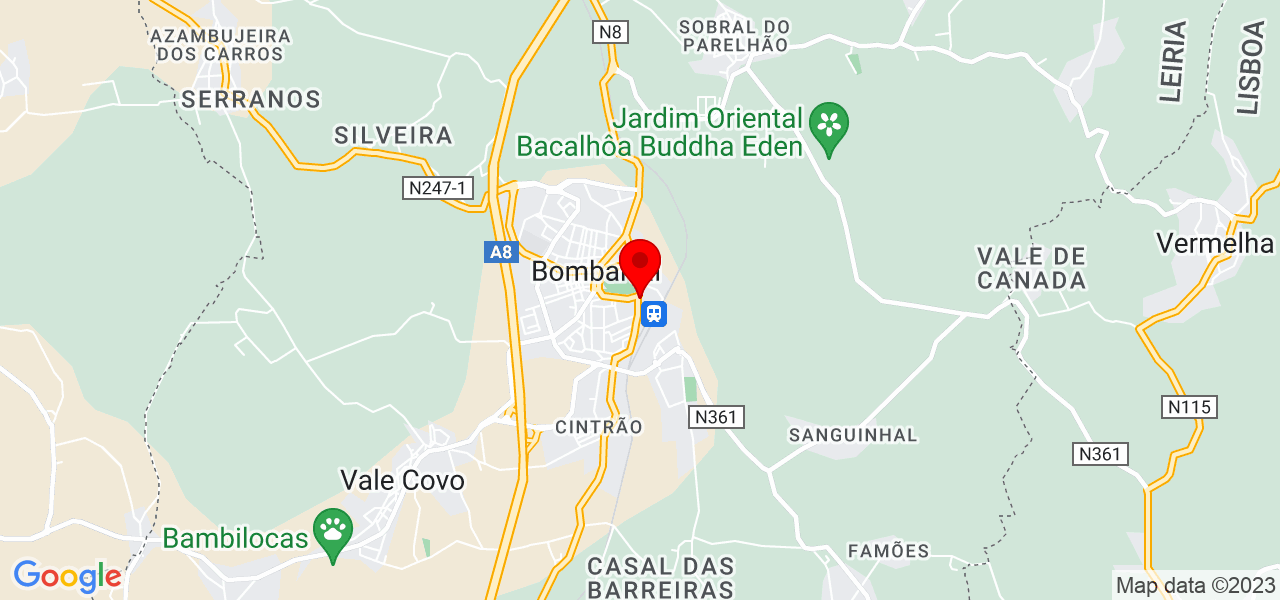 Ana Paula - Leiria - Bombarral - Map