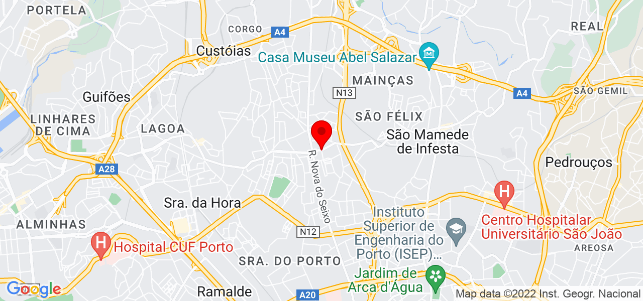 Clean For You Lavandaria - Porto - Matosinhos - Mapa