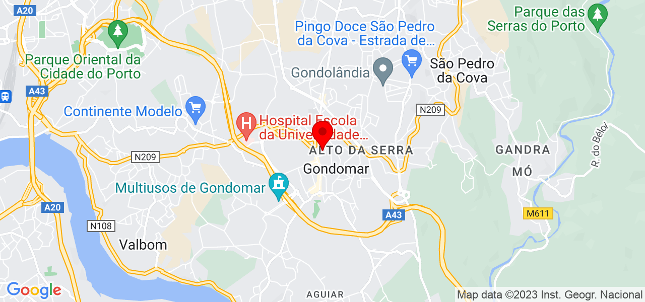 Ana Clara  Carvalho - Porto - Gondomar - Mapa