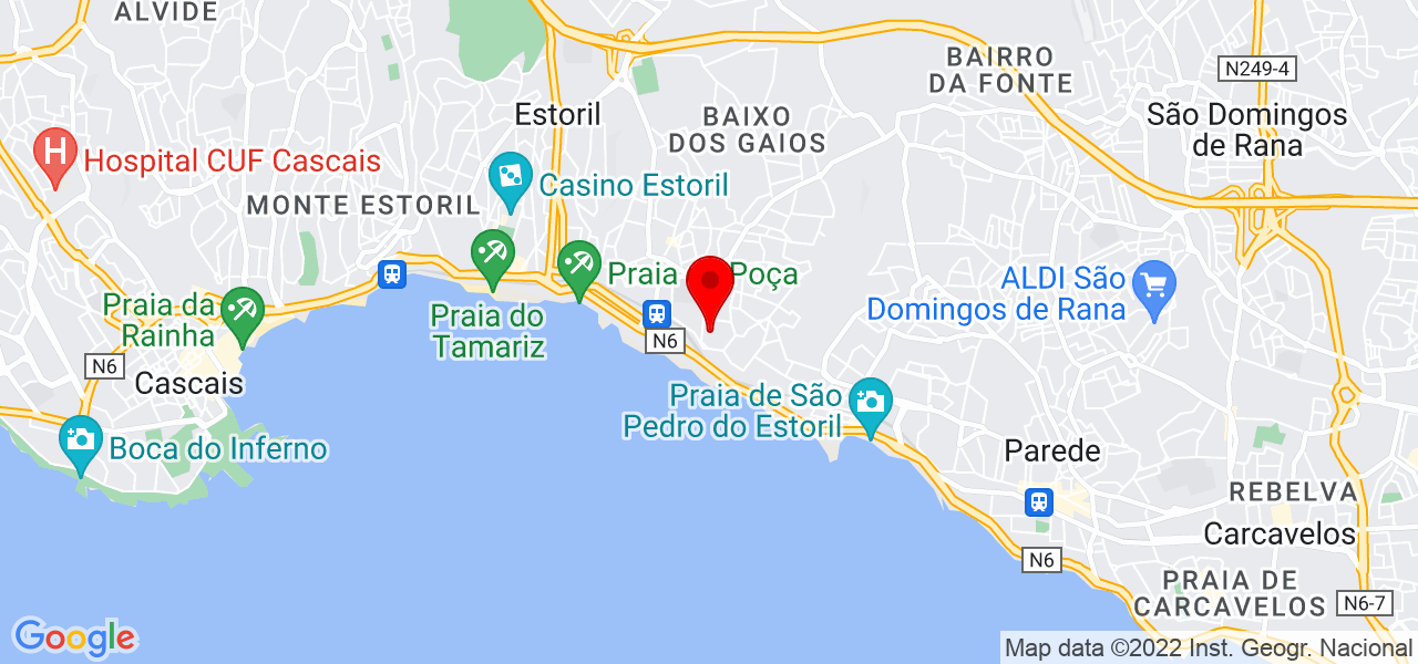 Pedro Filipe - Lisboa - Cascais - Mapa