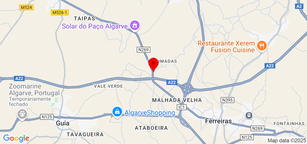 Bartosz Tokarek - Faro - Albufeira - Map