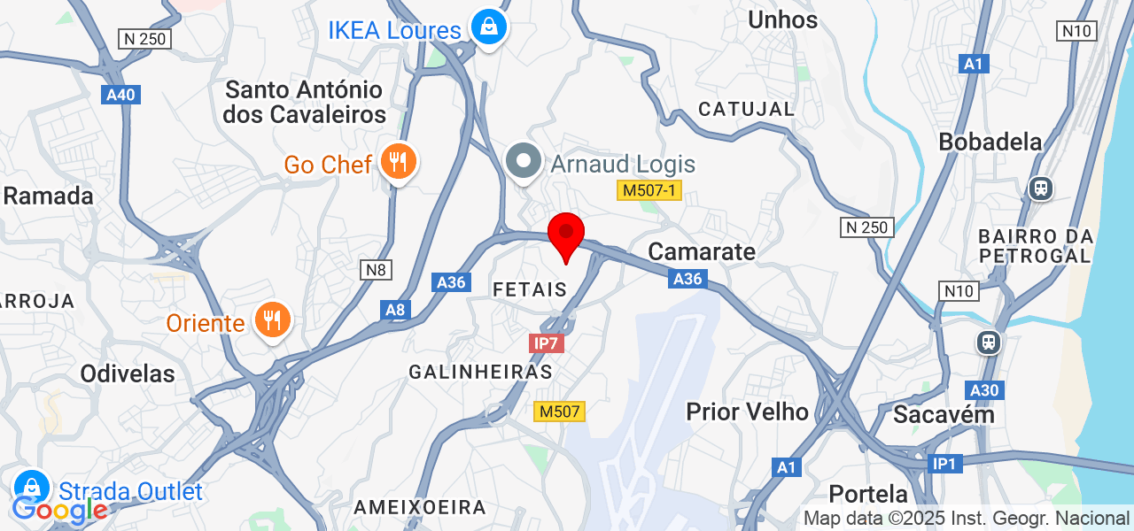 Cátia Monteiro - Lisboa - Loures - Mapa