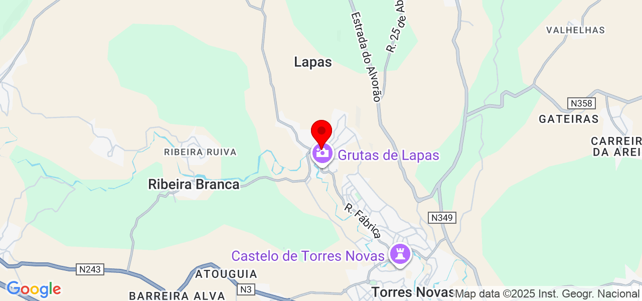 Electrolar de carlos faria - Santarém - Torres Novas - Mapa