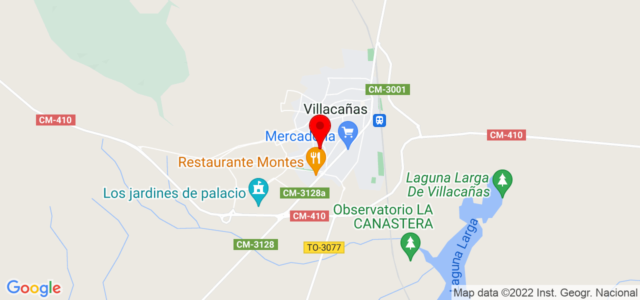 Carpintero - Castilla-La Mancha - Villacañas - Mapa