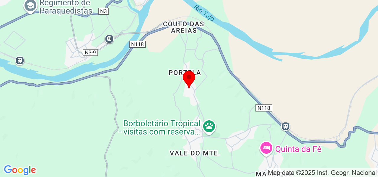 Sofia Pic&atilde;o | Psic&oacute;loga e M&uacute;sica - Santarém - Constância - Mapa