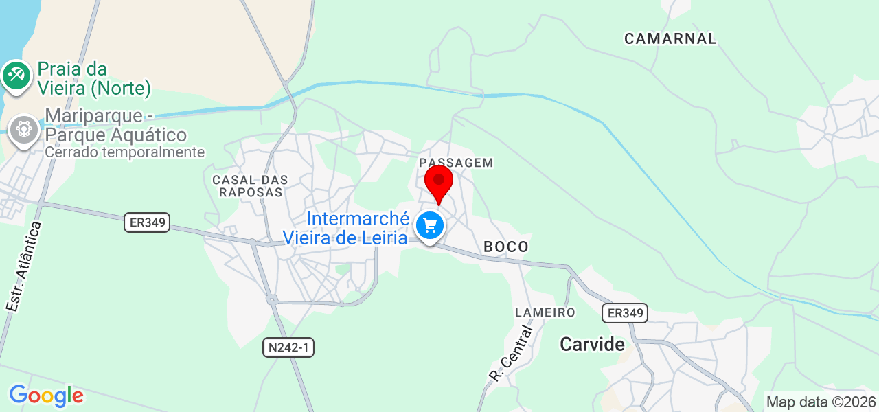 Catarina Santos - Leiria - Marinha Grande - Mapa