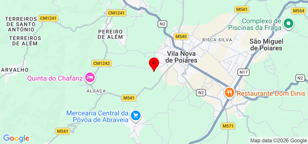 Soluções Conde - Coimbra - Vila Nova de Poiares - Map