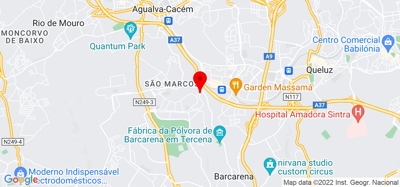 Pt Limpezas - Lisboa - Sintra - Mapa