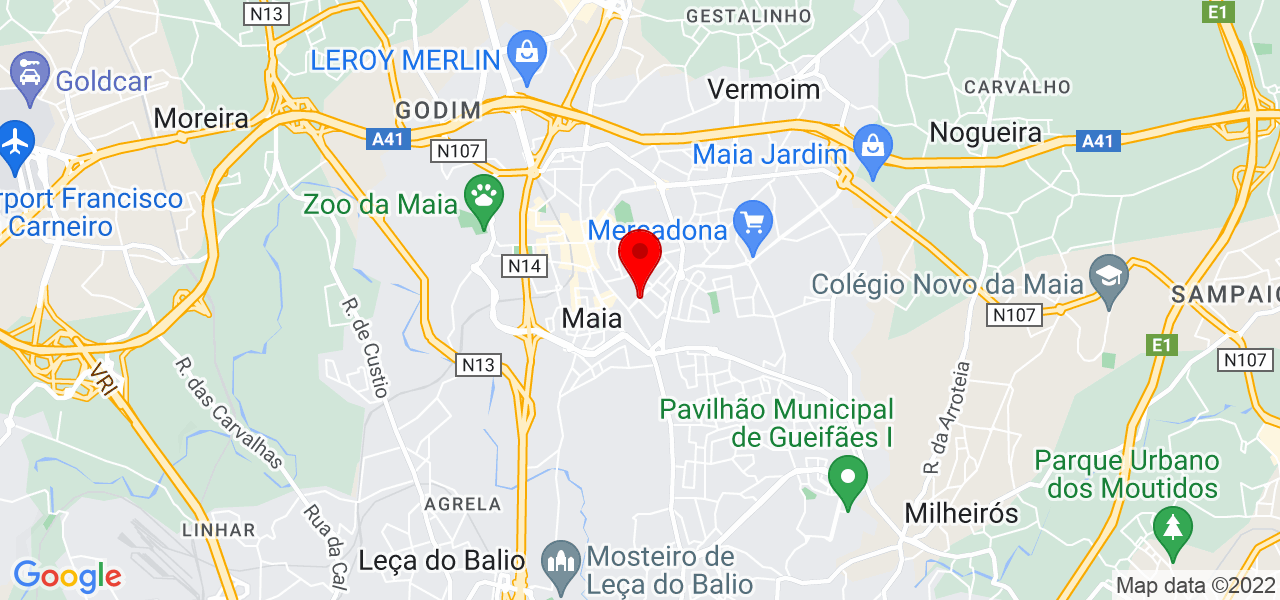 A.Gon&ccedil;alves - Porto - Maia - Mapa
