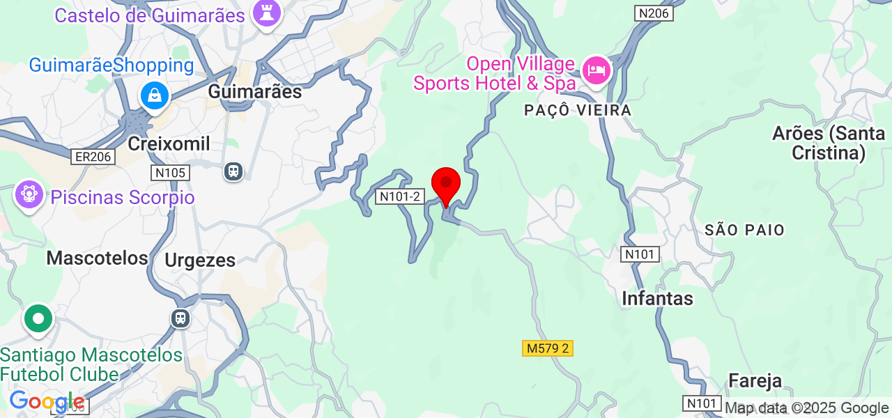 Oliveira Montagens - Braga - Guimarães - Karte