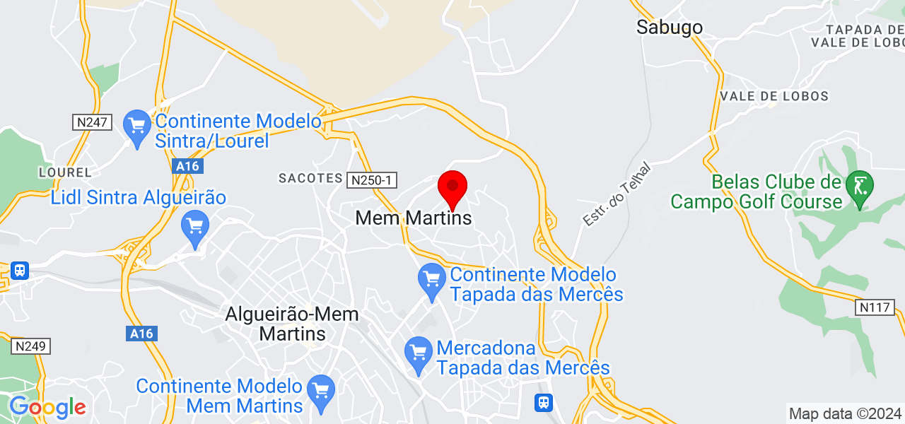 Douglas Augusto - Lisboa - Sintra - Mapa