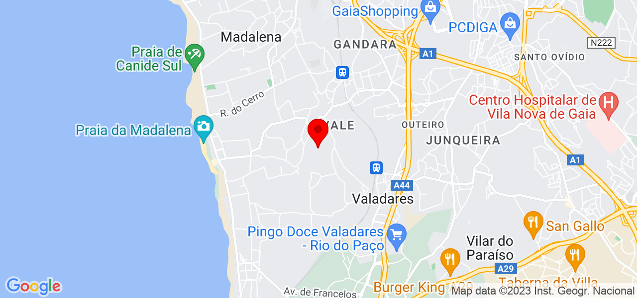 Sofia - Porto - Vila Nova de Gaia - Carte