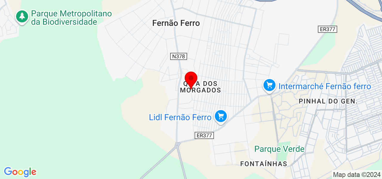 Andrielly - Setúbal - Seixal - Mapa