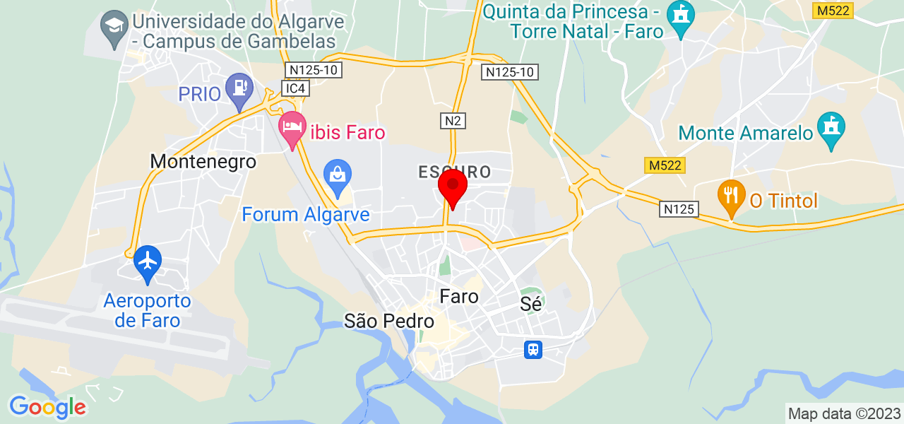 Waldir Rene Guirico - Faro - Faro - Mapa