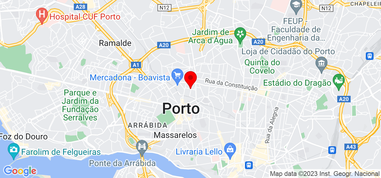Geovanny Pineda - Porto - Porto - Mapa