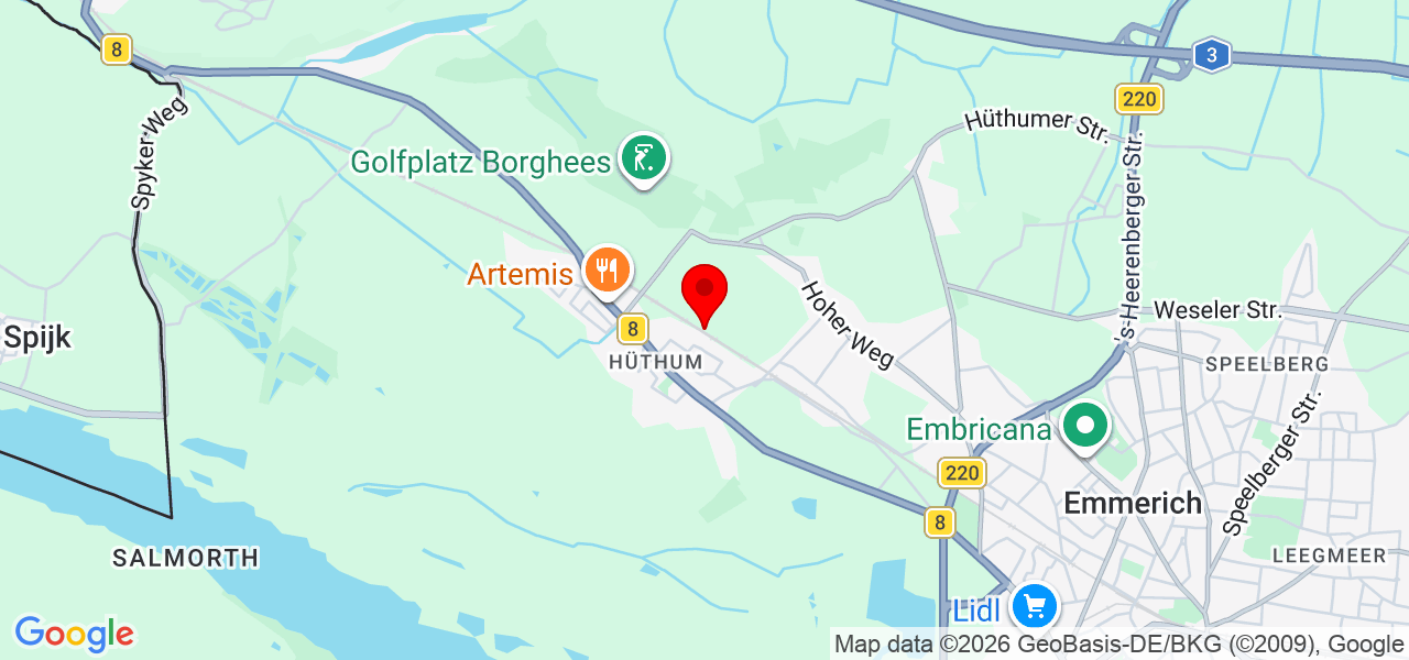 Millenium - Nordrhein-Westfalen - Kleve - Carte