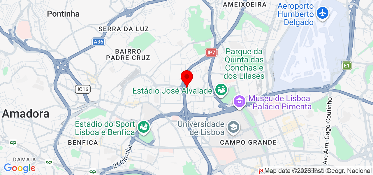 André Silva - Lisboa - Lisboa - Mapa