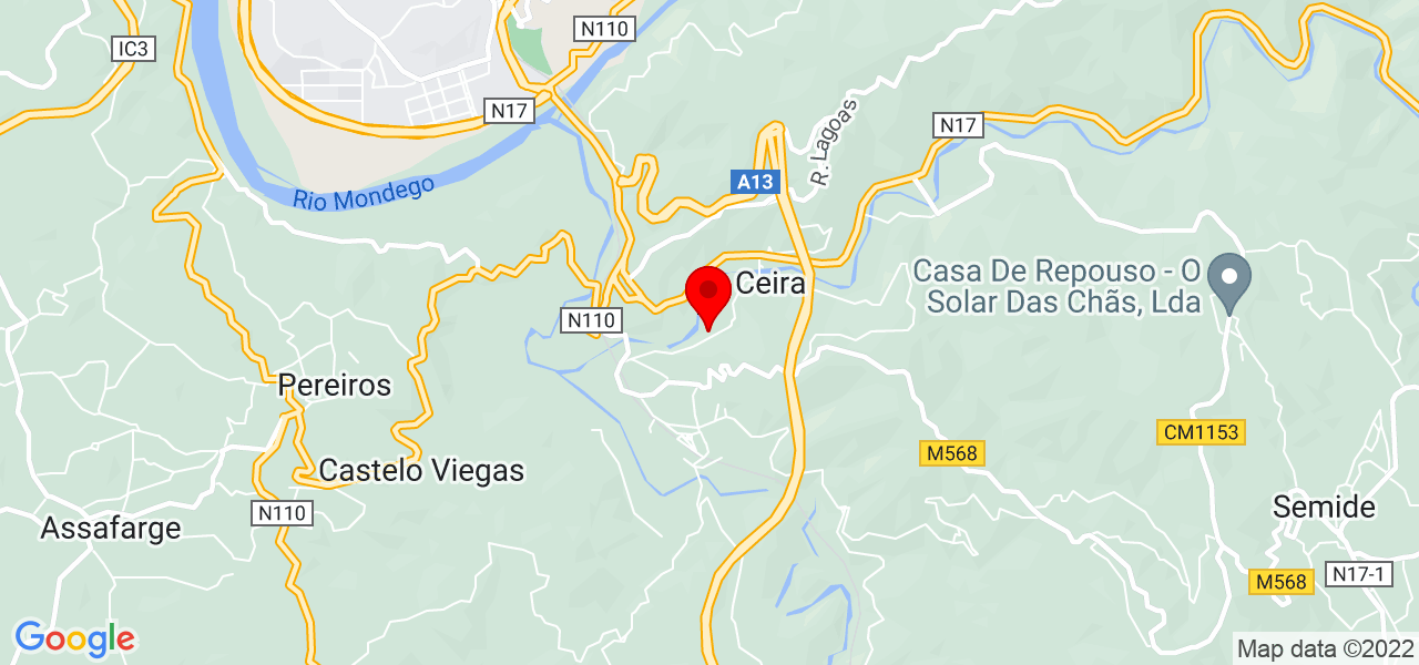 Rodolfo - Coimbra - Coimbra - Mapa