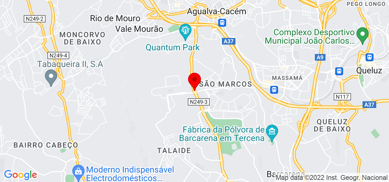 S&eacute;lio Rodrigues - Lisboa - Sintra - Mapa