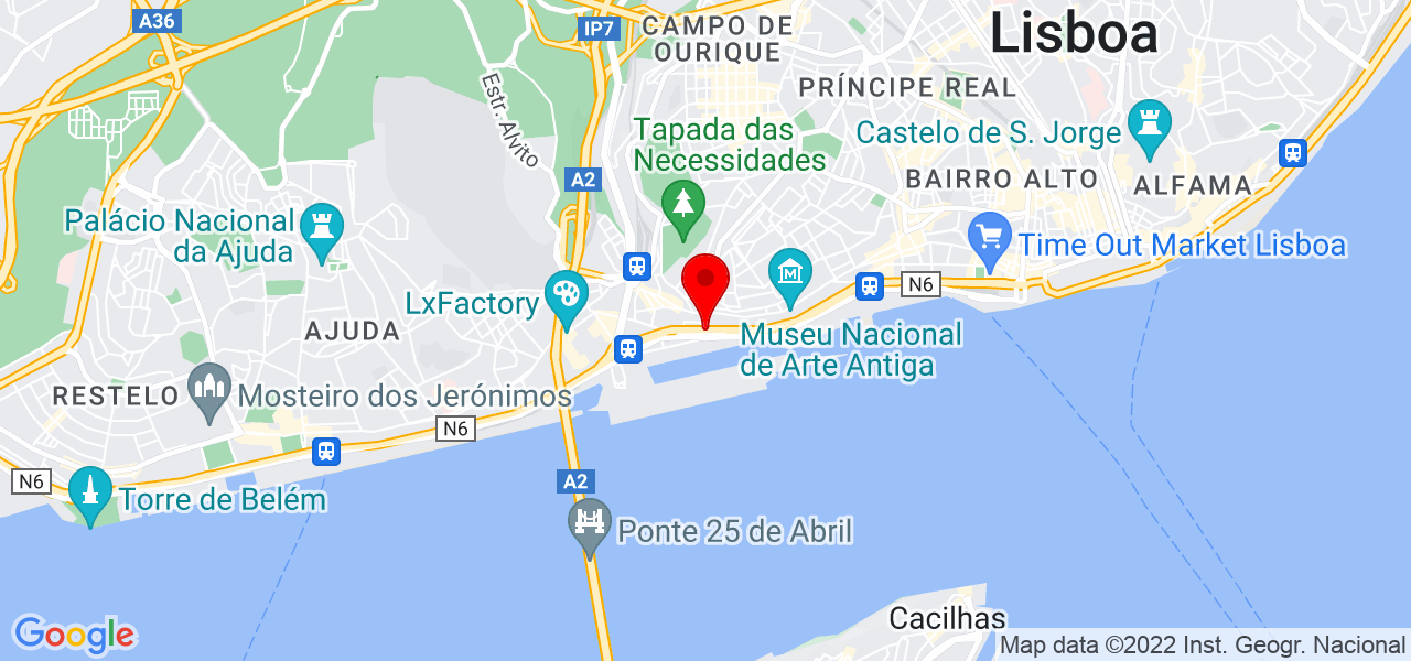 C&acirc;ndido Pereira - Lisboa - Lisboa - Mapa