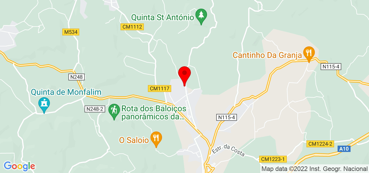 Climafrio - Lisboa - Arruda dos Vinhos - Mapa