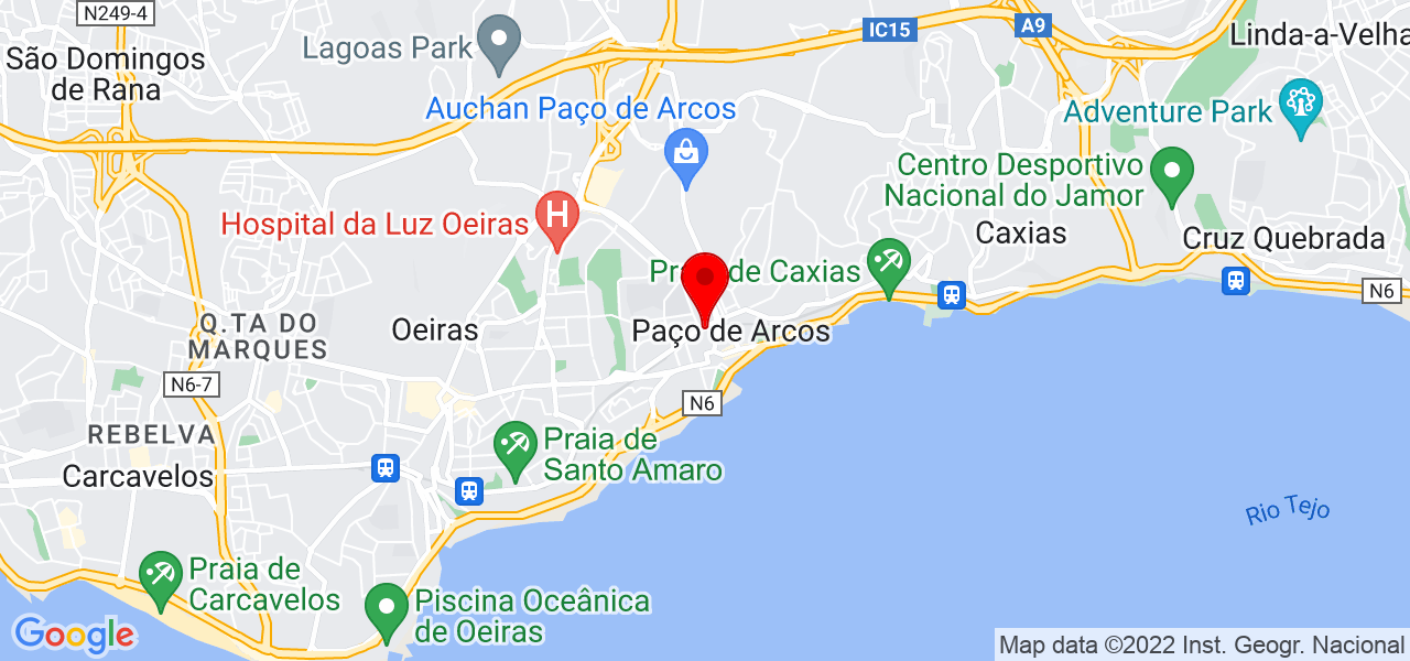 Lu&iacute;sa Baptista - Lisboa - Oeiras - Mapa