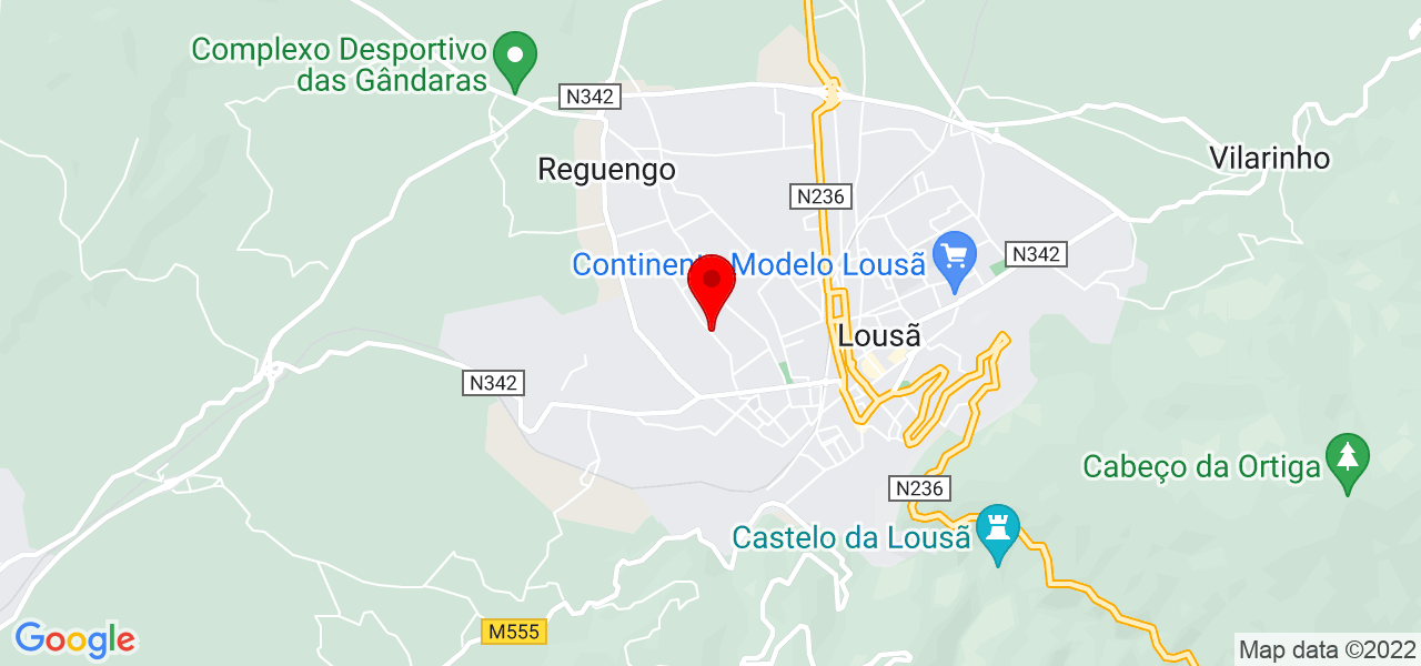 Paulino ferreira - Coimbra - Lousã - Mapa