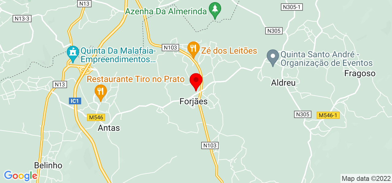 Danilo Neves - Braga - Esposende - Mapa