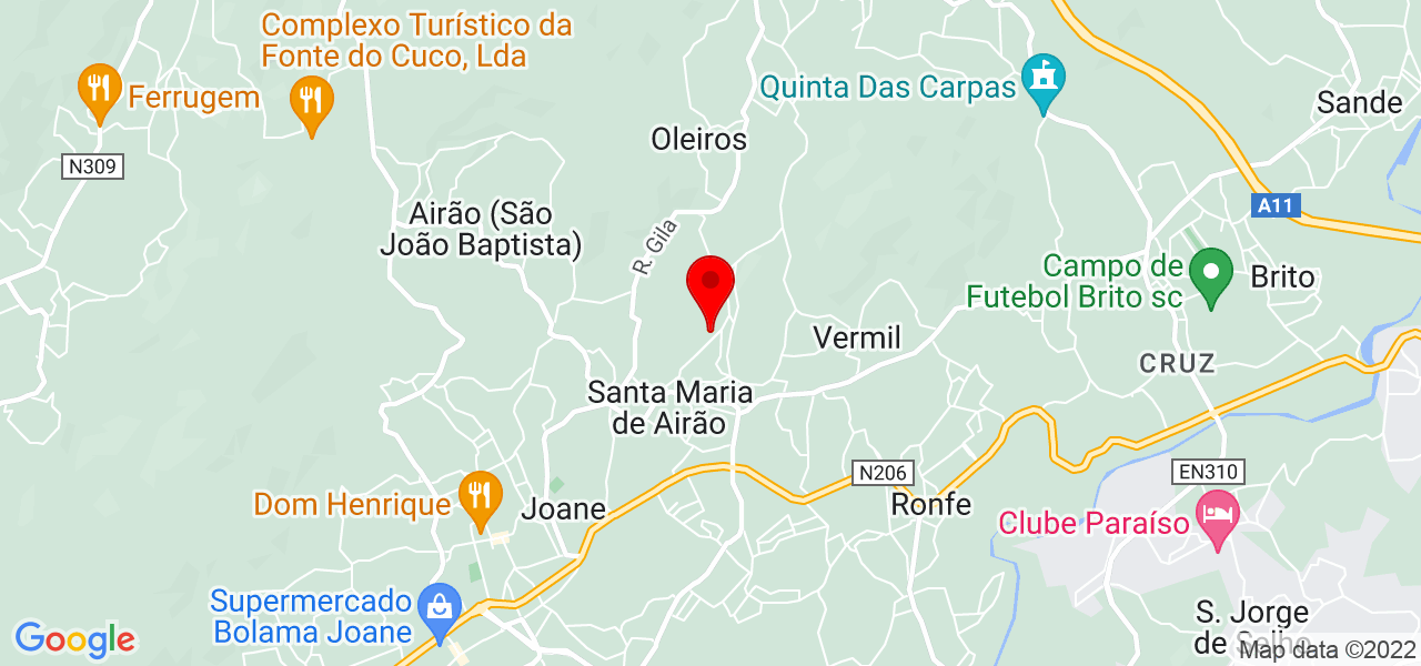 Carlos - Braga - Guimarães - Mapa