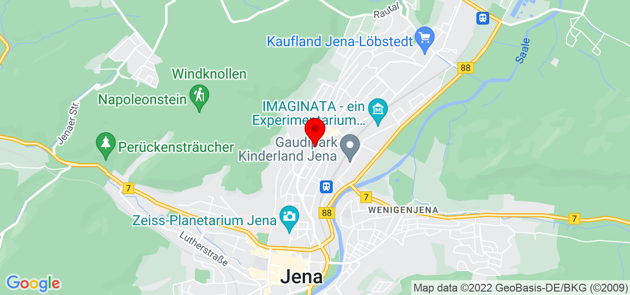 Fa. Satelliten-Schwarz - Thüringen - Jena - Karte