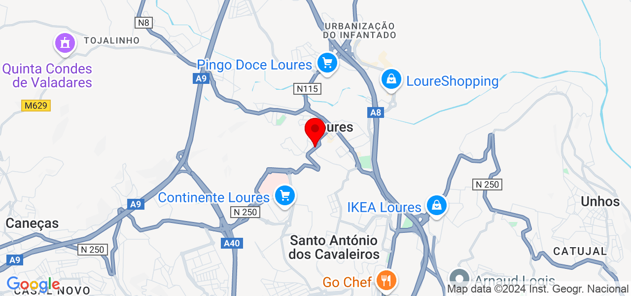 Tarek - Lisboa - Loures - Map