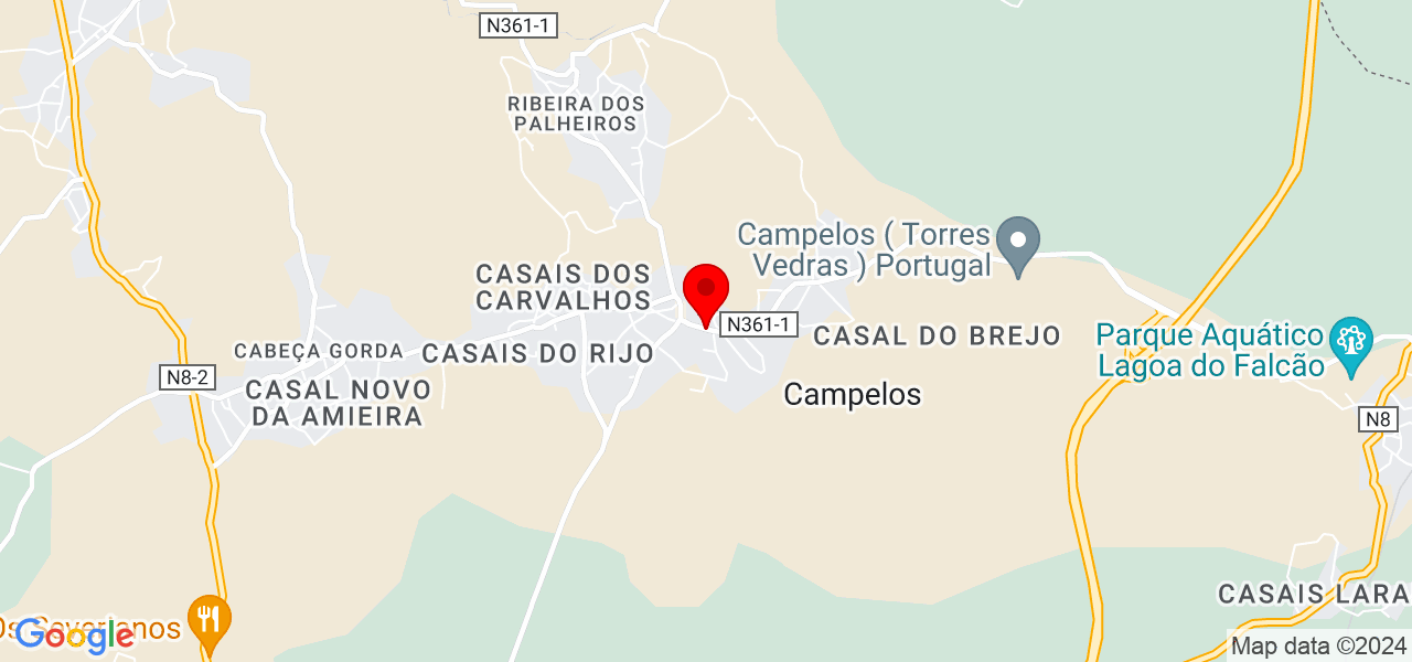 Rita Neto - Lisboa - Torres Vedras - Mapa
