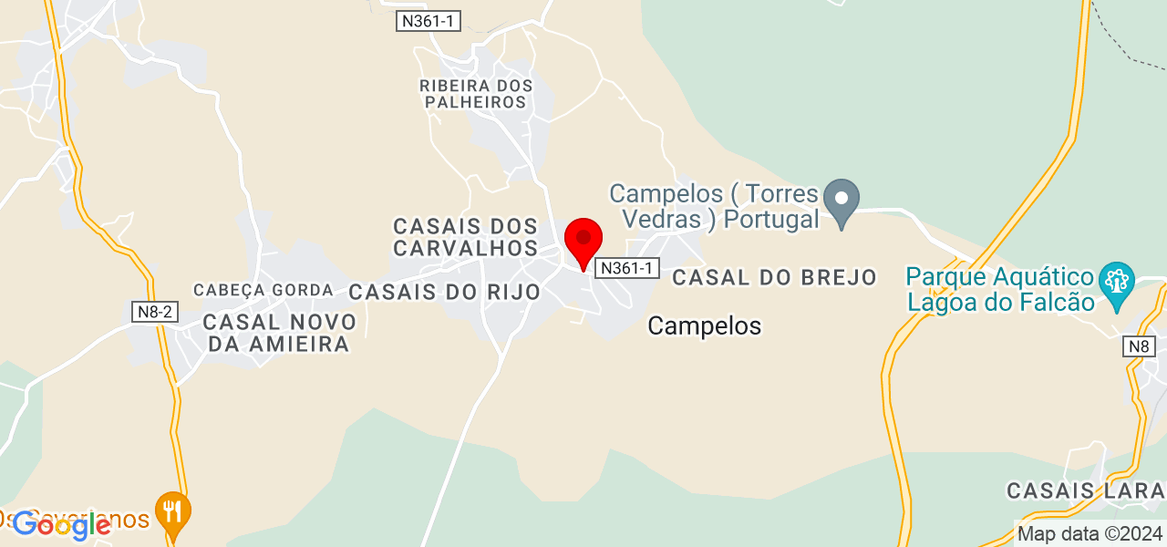 Rita Neto - Lisboa - Torres Vedras - Map