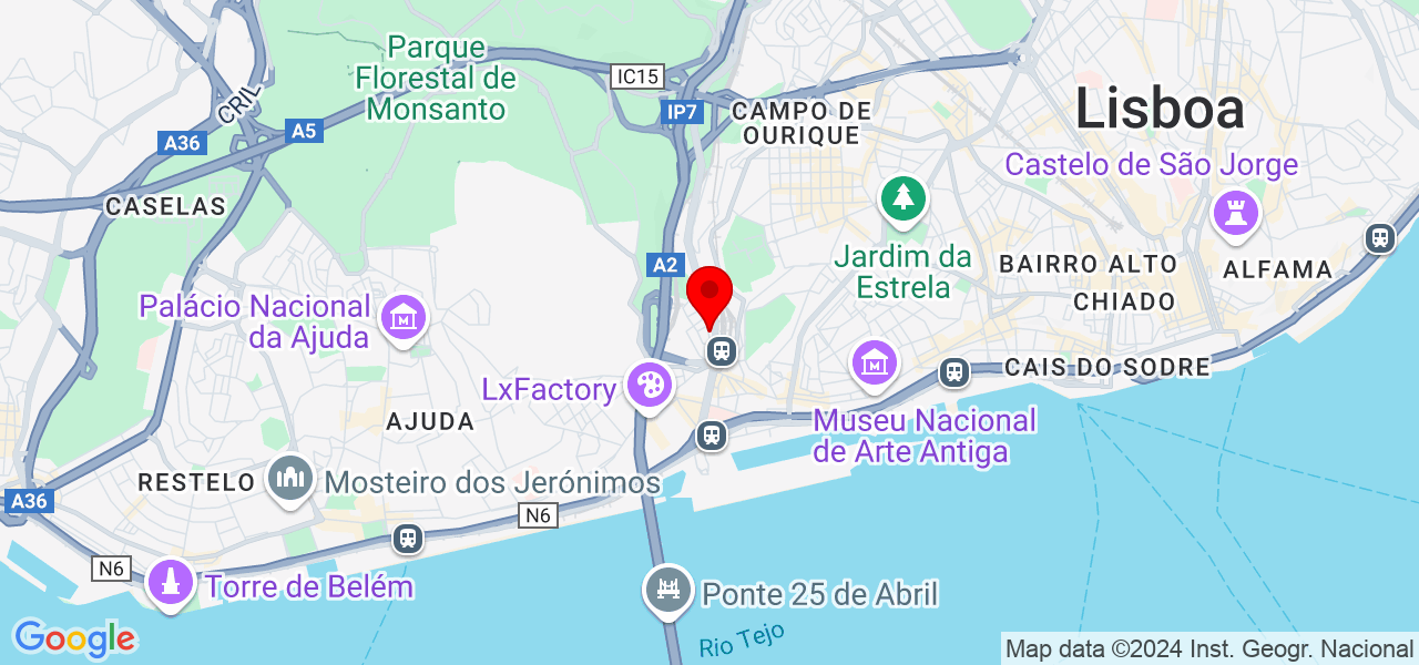 D&eacute;lary Jesus - Lisboa - Lisboa - Mapa