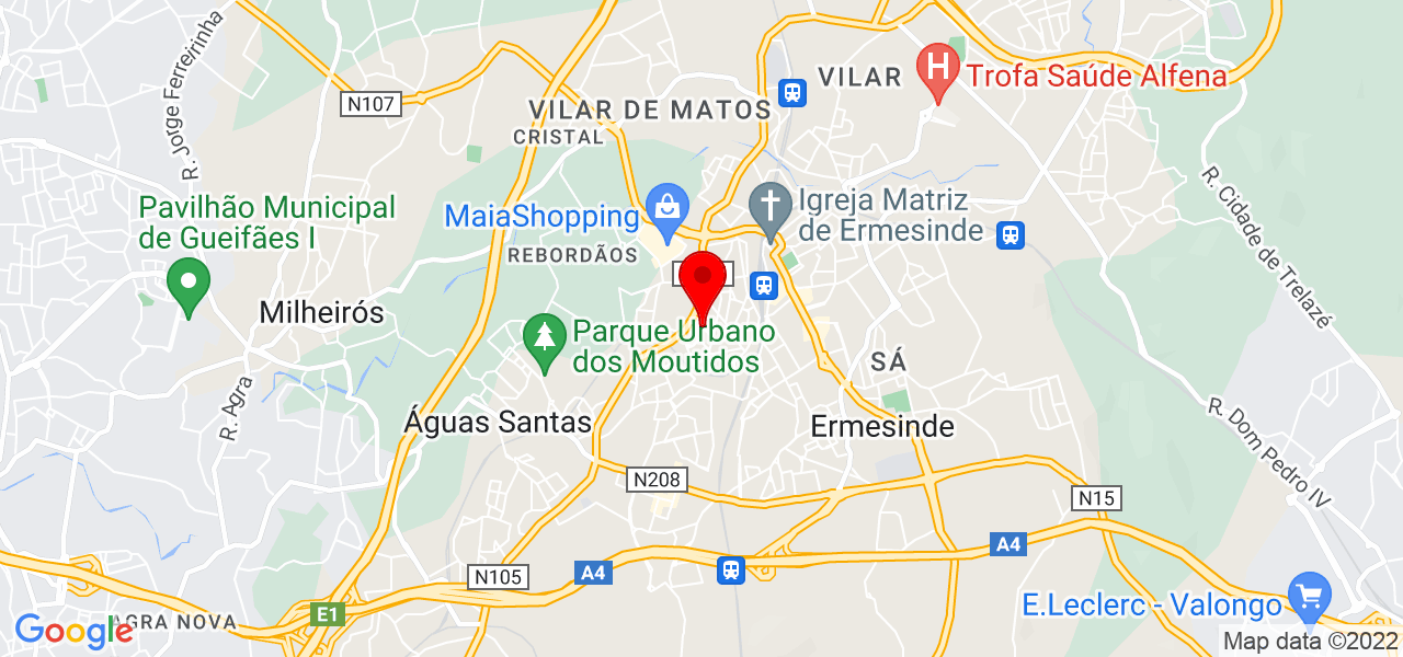 Danilo - Porto - Valongo - Mapa