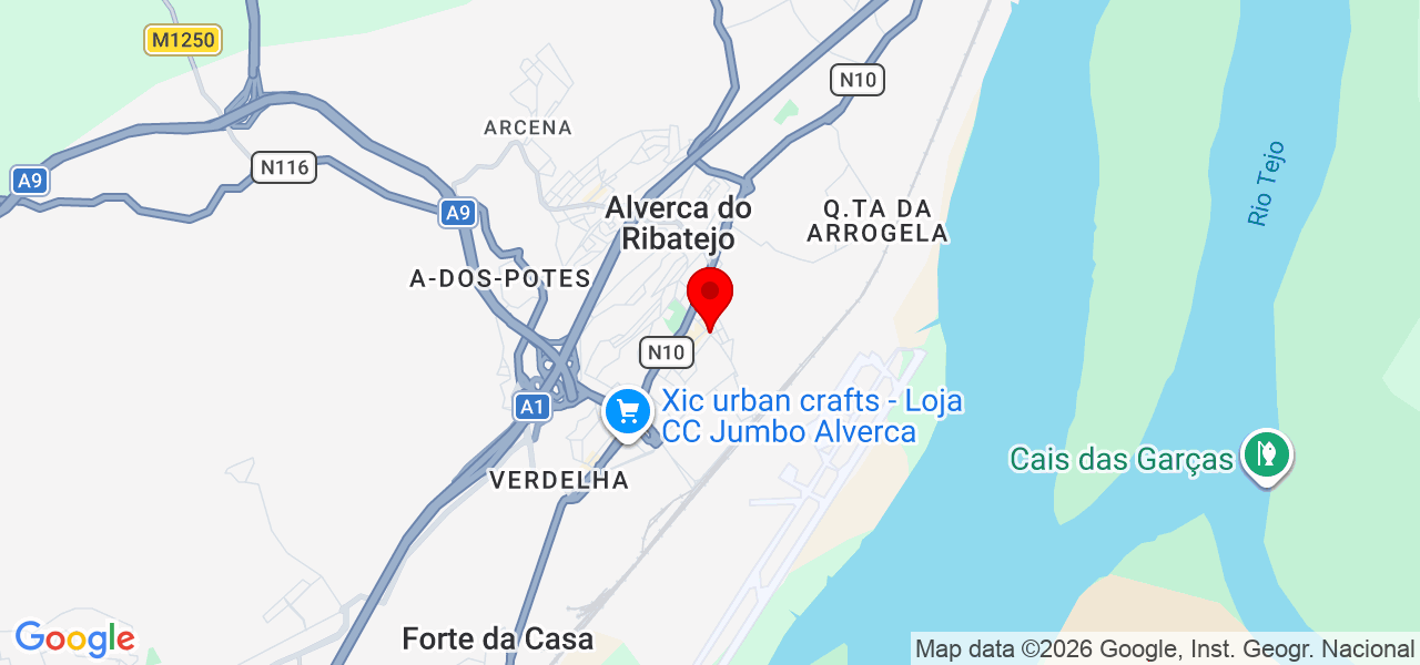 Lavandaria self service Alverca - Lisboa - Vila Franca de Xira - Mapa