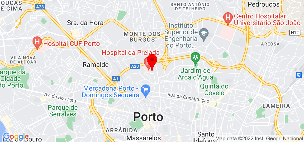 Jesica - Porto - Porto - Mapa