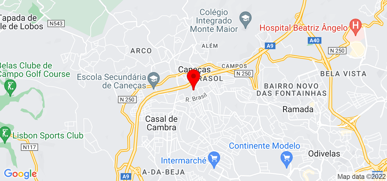 MOVIA AFONSO - Lisboa - Odivelas - Mapa